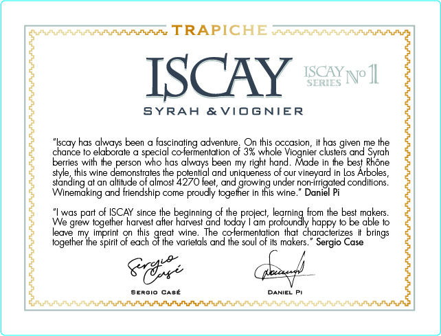 Trapiche Iscay Syrah & Viognier 2019