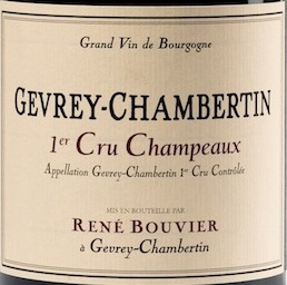 Domaine Rene Bouvier Gevrey Chambertin 1er Cru Les Champeaux 2020