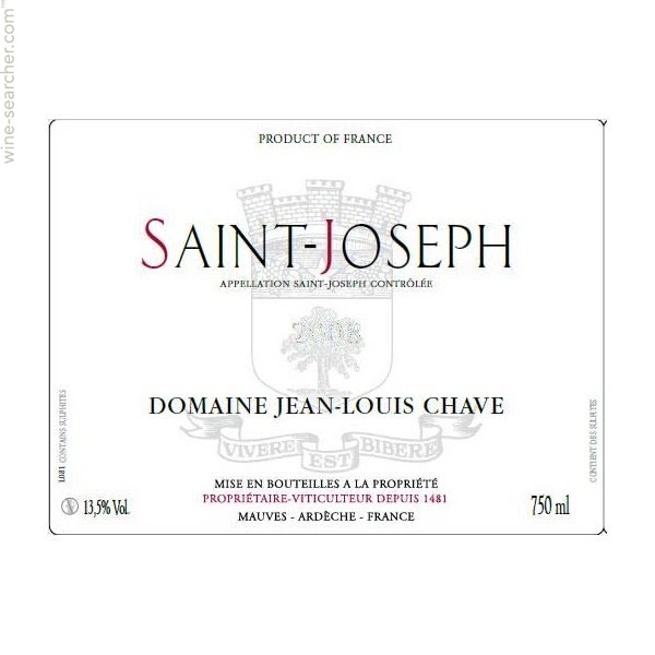 Domaine Jean Louis Chave Saint-Joseph 2019 - Very limited