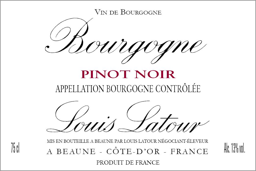 Louis Latour Bourgogne Pinot Noir 2021