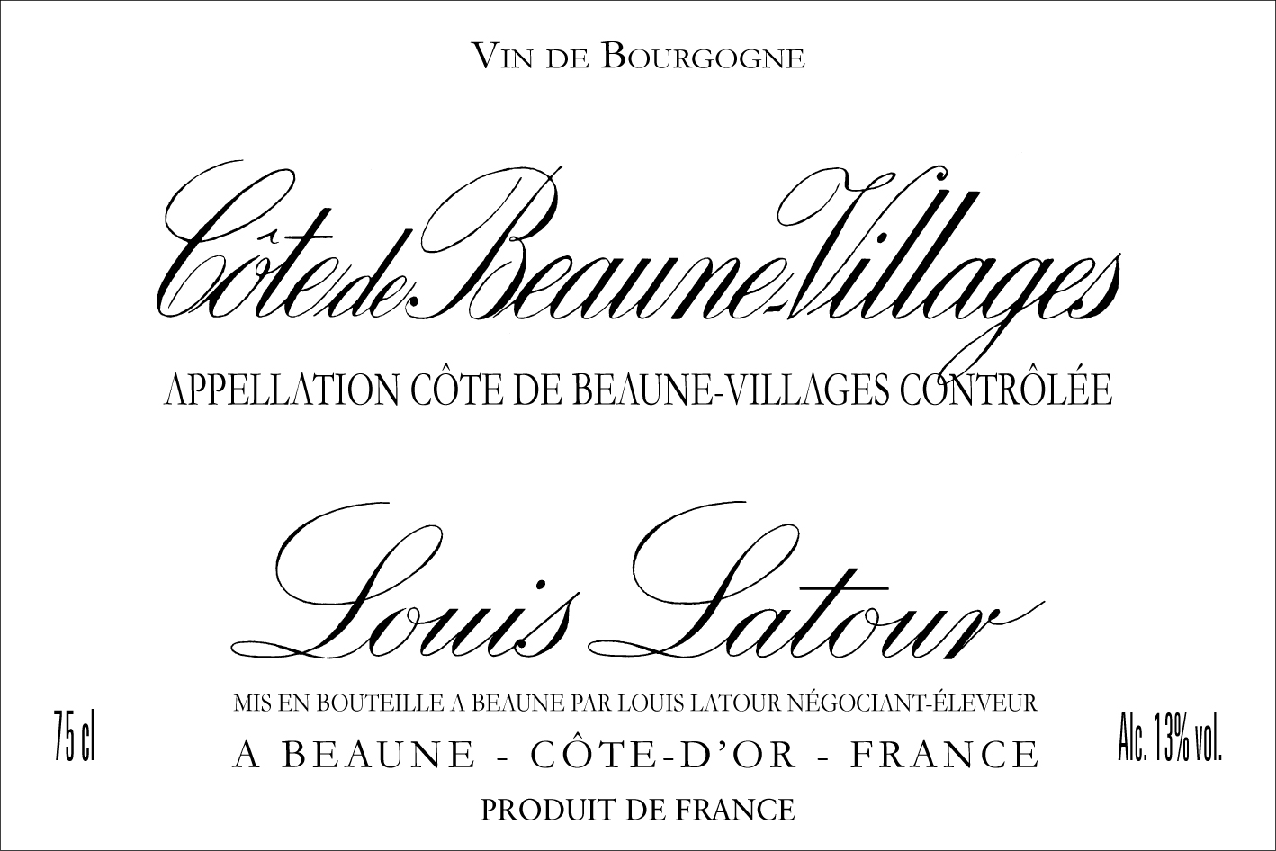 Louis Latour Côte de Beaune-Villages 2019