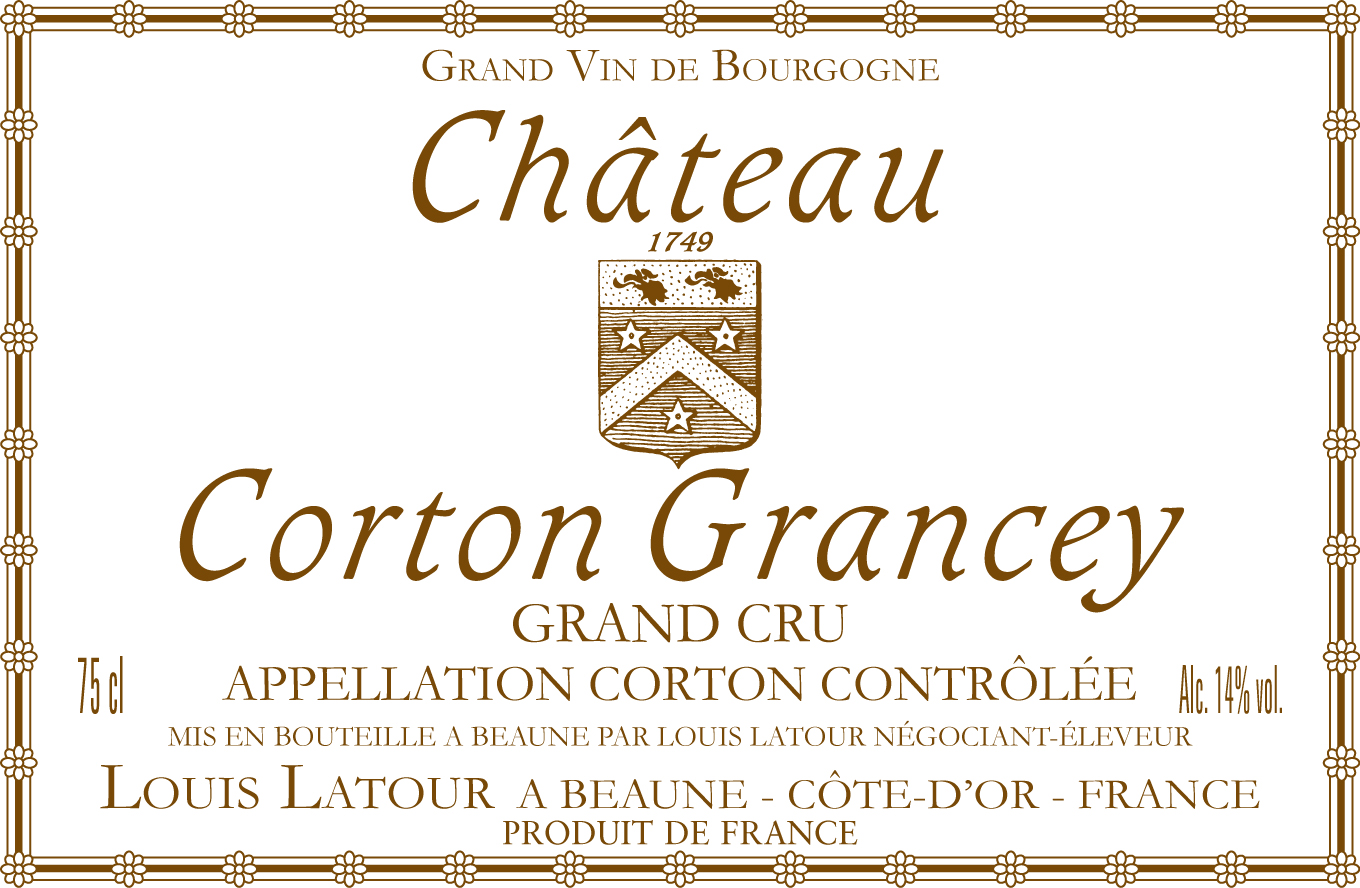 Louis Latour Corton Grand Cru Château Corton Grancey 2018