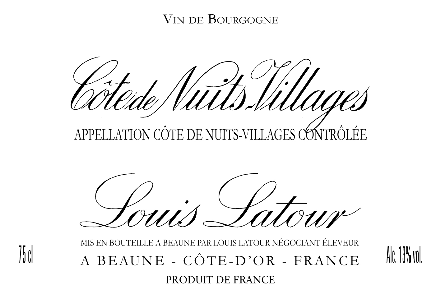 Louis Latour Côte de Nuits-Villages 2021