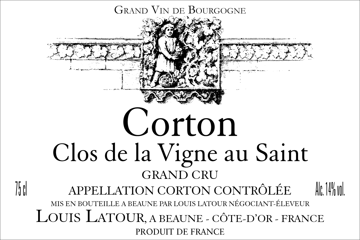Louis Latour Corton Grand Cru 'Clos de la Vigne au Saint' 2017