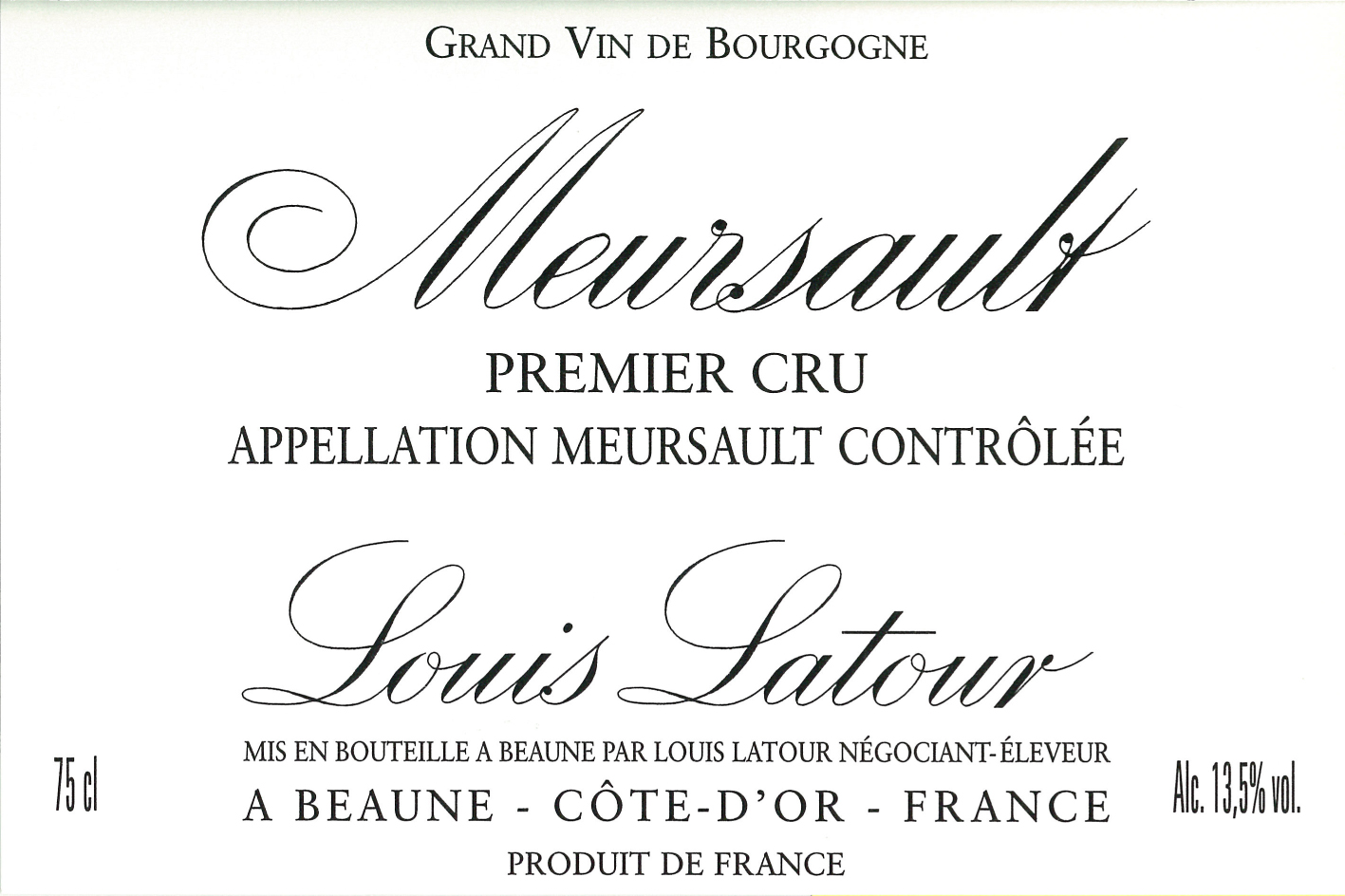 Louis Latour Meursault 1er Cru 2020