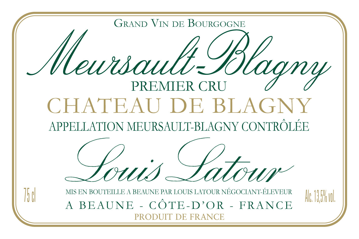 Louis Latour Meursault 1er Cru Château de Blagny 2020