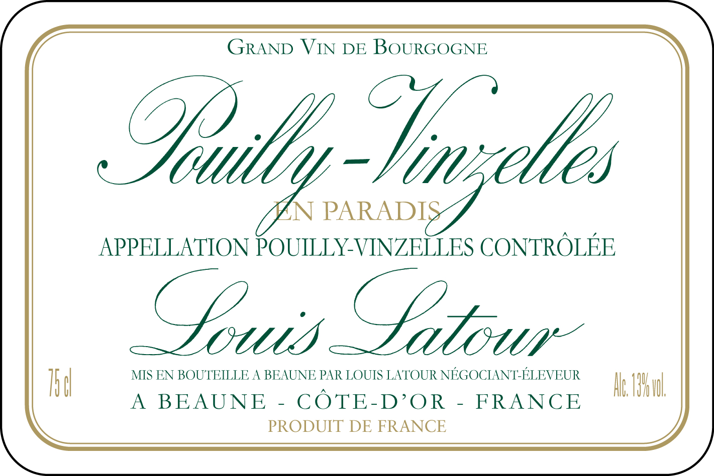 Louis Latour Pouilly-Vinzelles En Paradis 2020