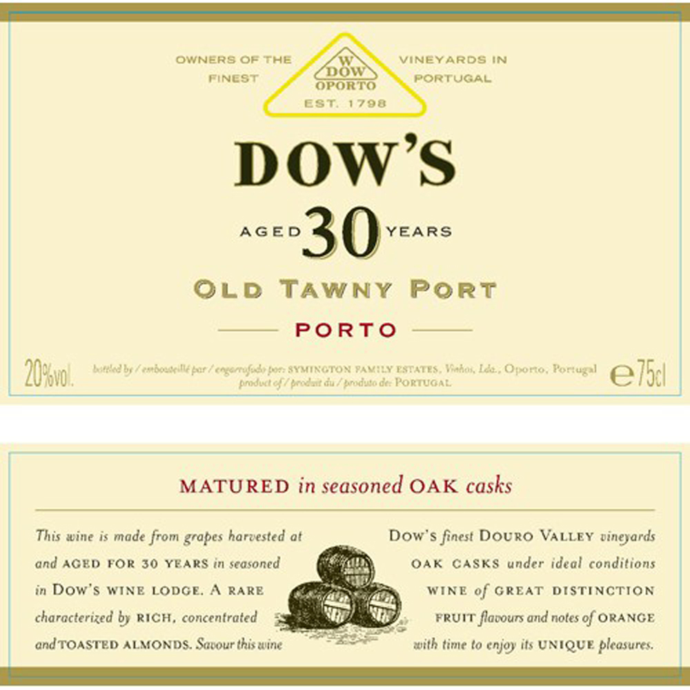 多斯30年特級波特酒