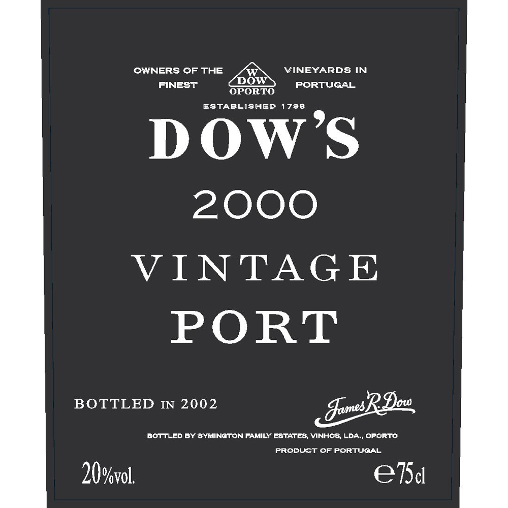 Dow's 2000 Vintage Port