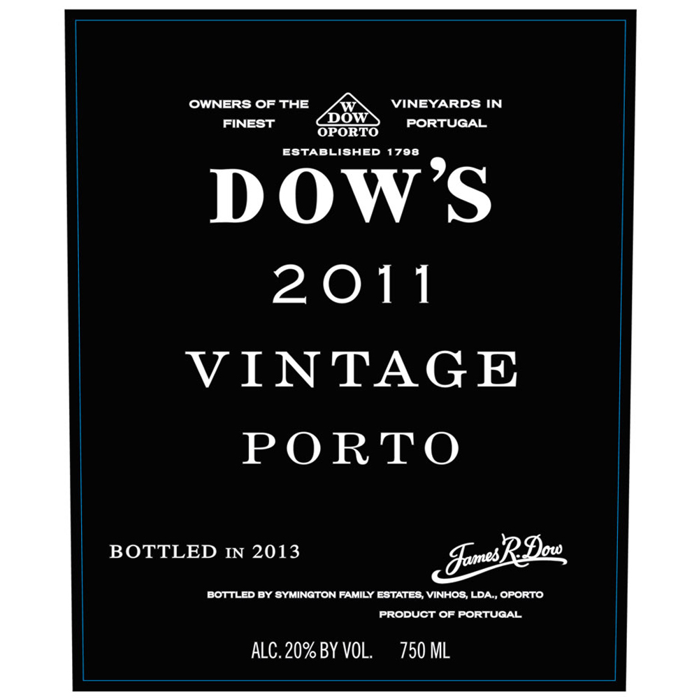 Dow's 2011 Vintage Port