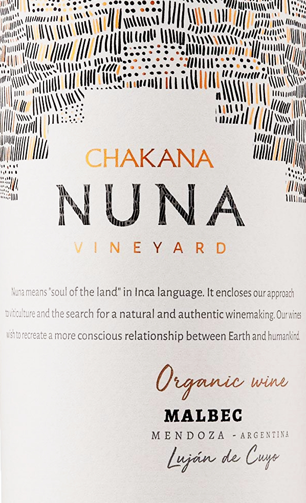 Chakana Nuna Vineyard Malbec 2021