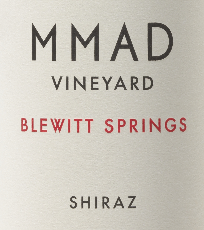 MMAD Blewitt Springs Shiraz 2022