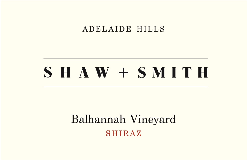 Shaw & Smith Balhannah Vineyard Shiraz 2019