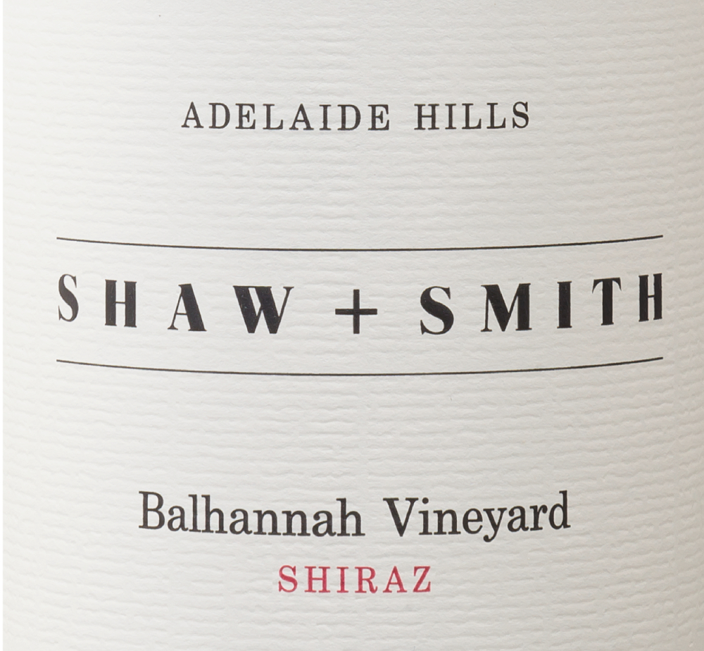 Shaw & Smith Balhannah Vineyard Shiraz