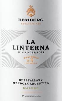 Bemberg La Linterna Malbec "Finca 5 El Tomillo" Gualtallary 2015