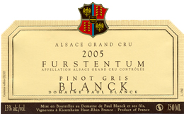 Domaine Paul Blanck *Furstentum Pinot Gris Grand Cru 2005