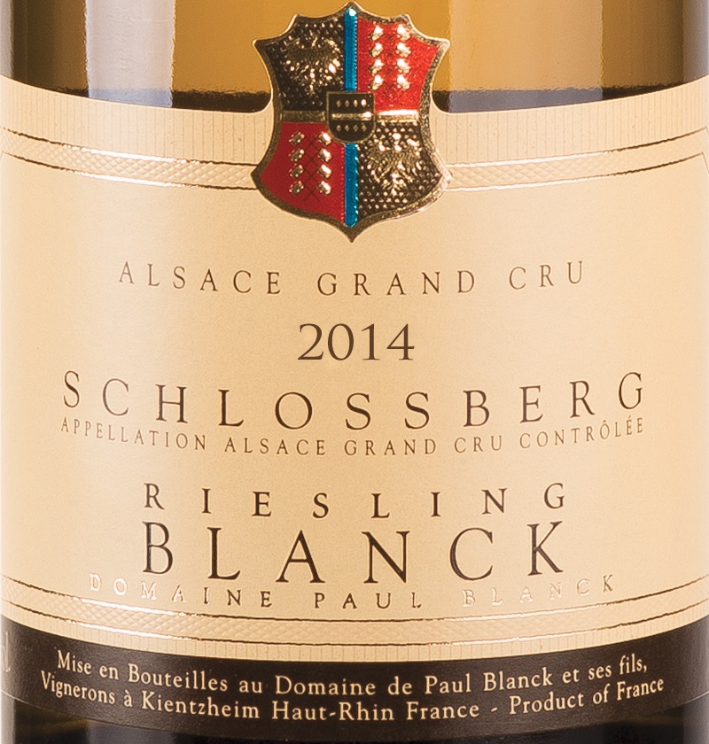Domaine Paul Blanck Schlossberg Riesling Grand Gru 2016