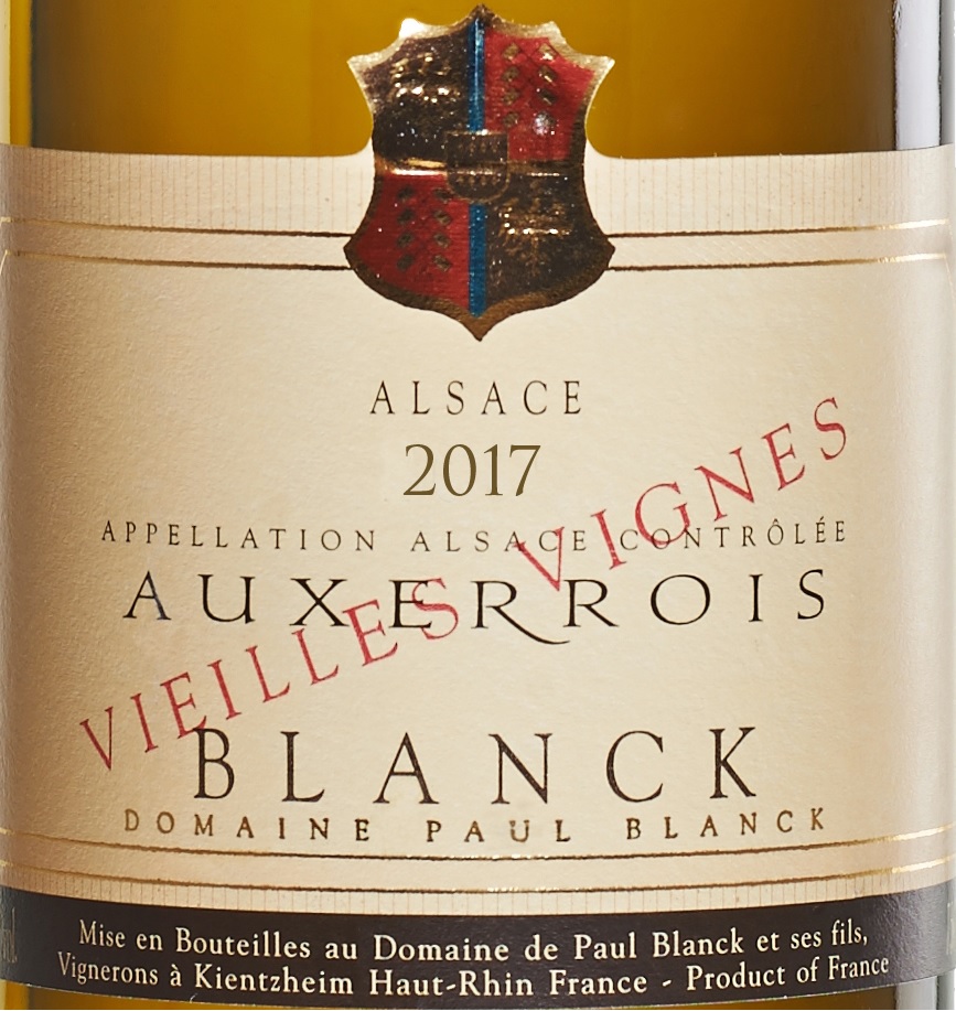 Domaine Paul Blanck Auxerrois Vieilles Vignes 2019