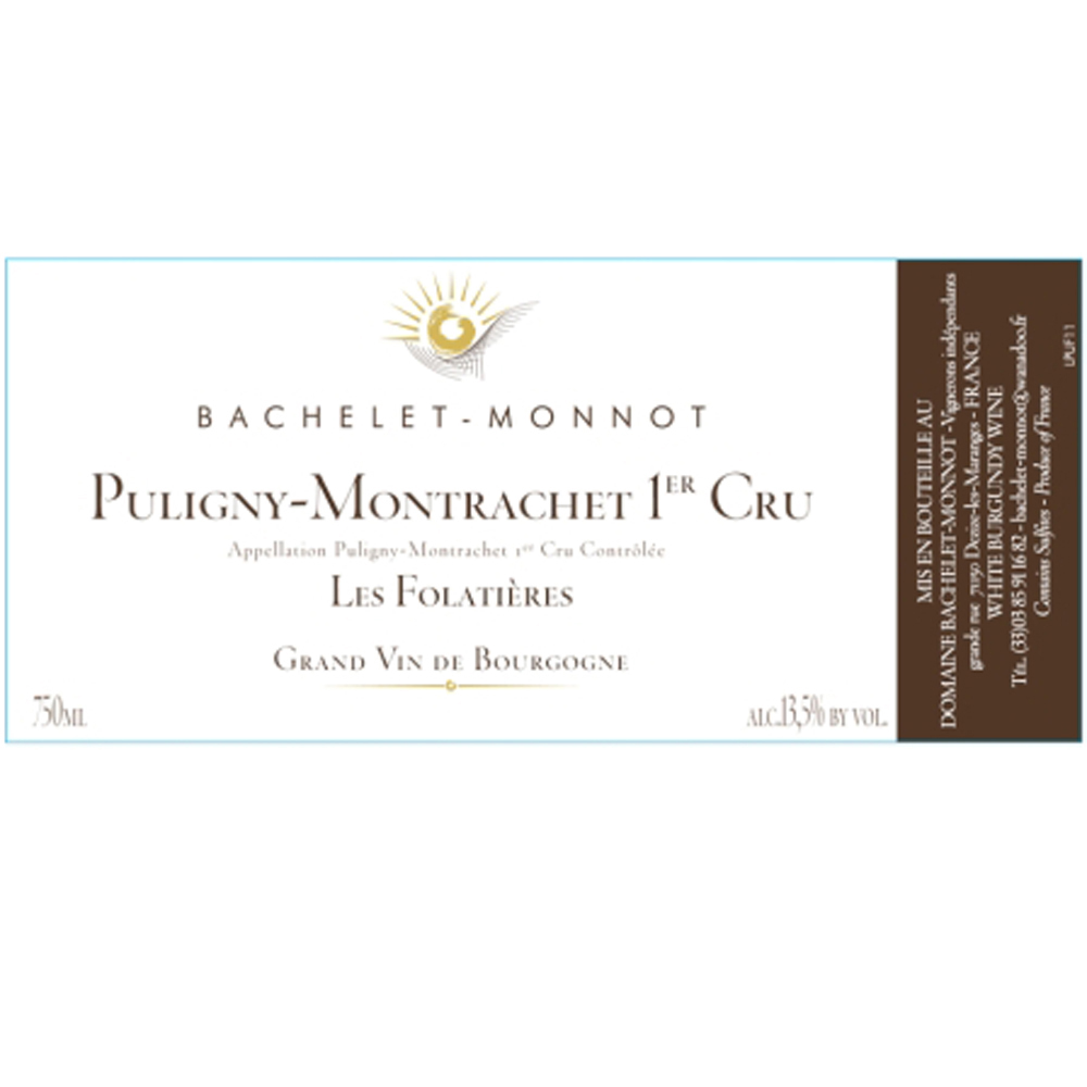 Bachelet Monnot Puligny-Montrachet 1er Cru Les Folatieres 2018