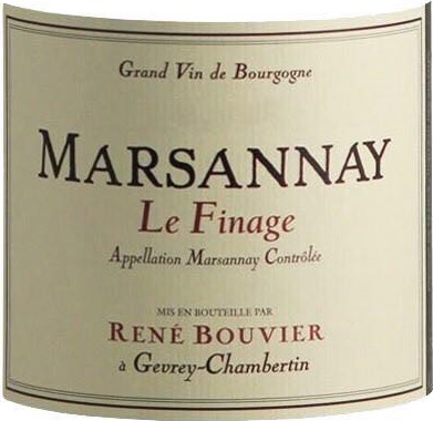 Domaine Rene Bouvier Marsannay Le Finage 2021