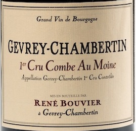 Domaine Rene Bouvier Gevrey Chmabertin 1er Cru Combe Aux Moines 2020