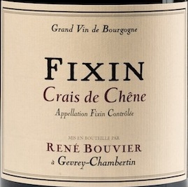 Domaine Rene Bouvier Fixin "Crais de Chene" 2018