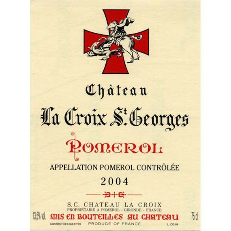 Joseph Janoueix Château La Croix Saint Georges 2017