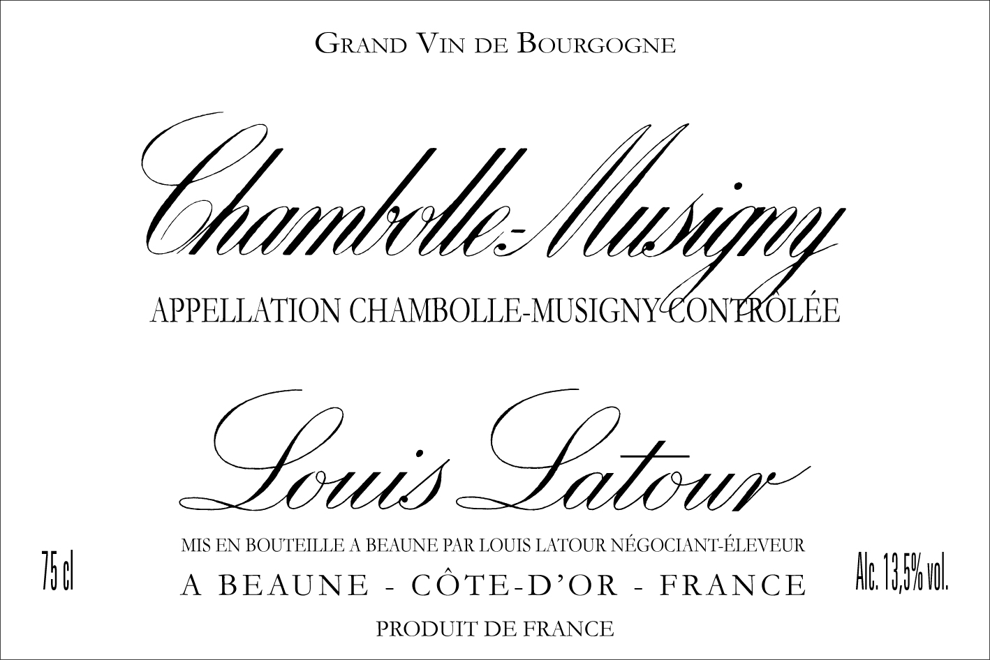 Louis Latour Chambolle-Musigny 2017