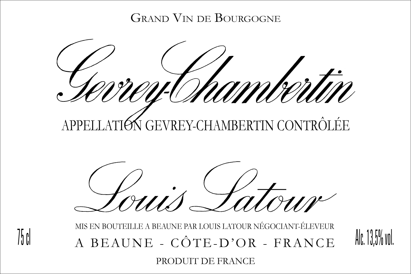 Louis Latour Gevrey-Chambertin 2018