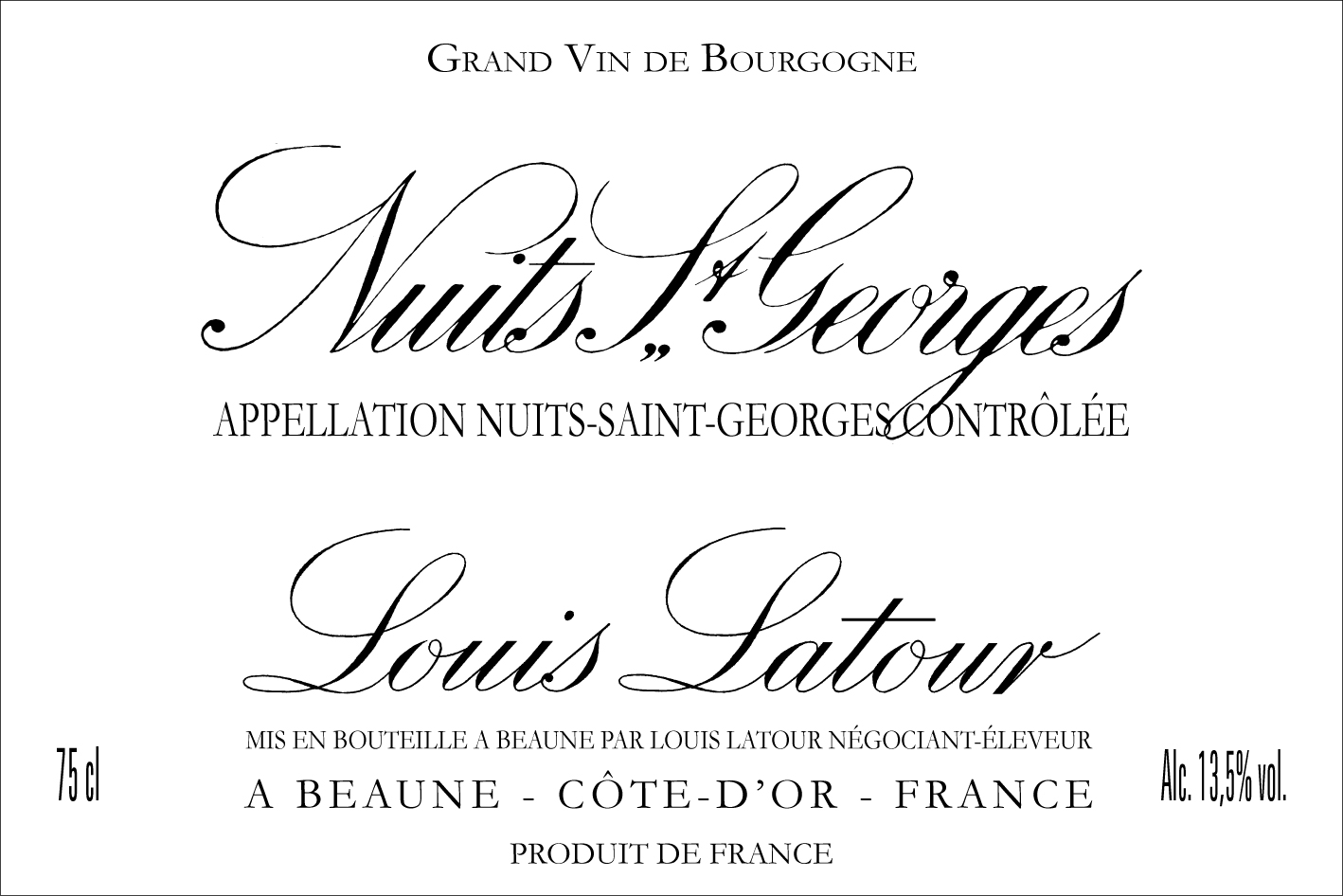 Louis Latour Nuits-Saint-Georges 2017