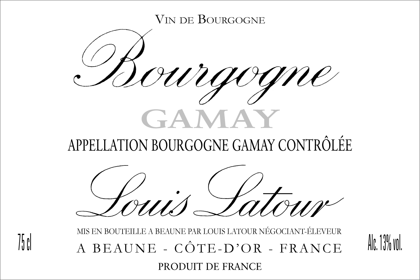 Louis Latour Bourgogne Gamay 2020