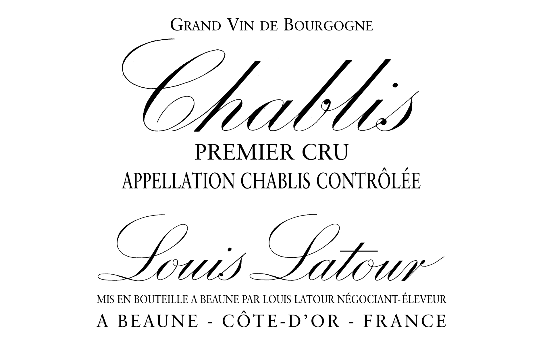 Louis Latour Chablis 1er Cru 2022