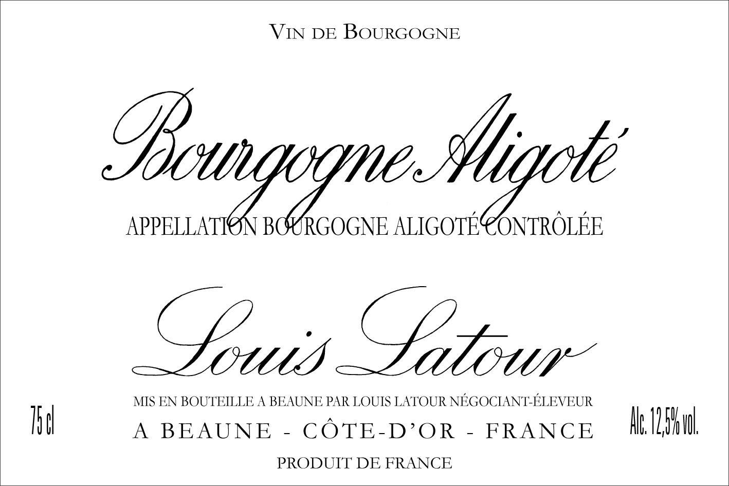 Louis Latour Bourgogne Aligoté 2019