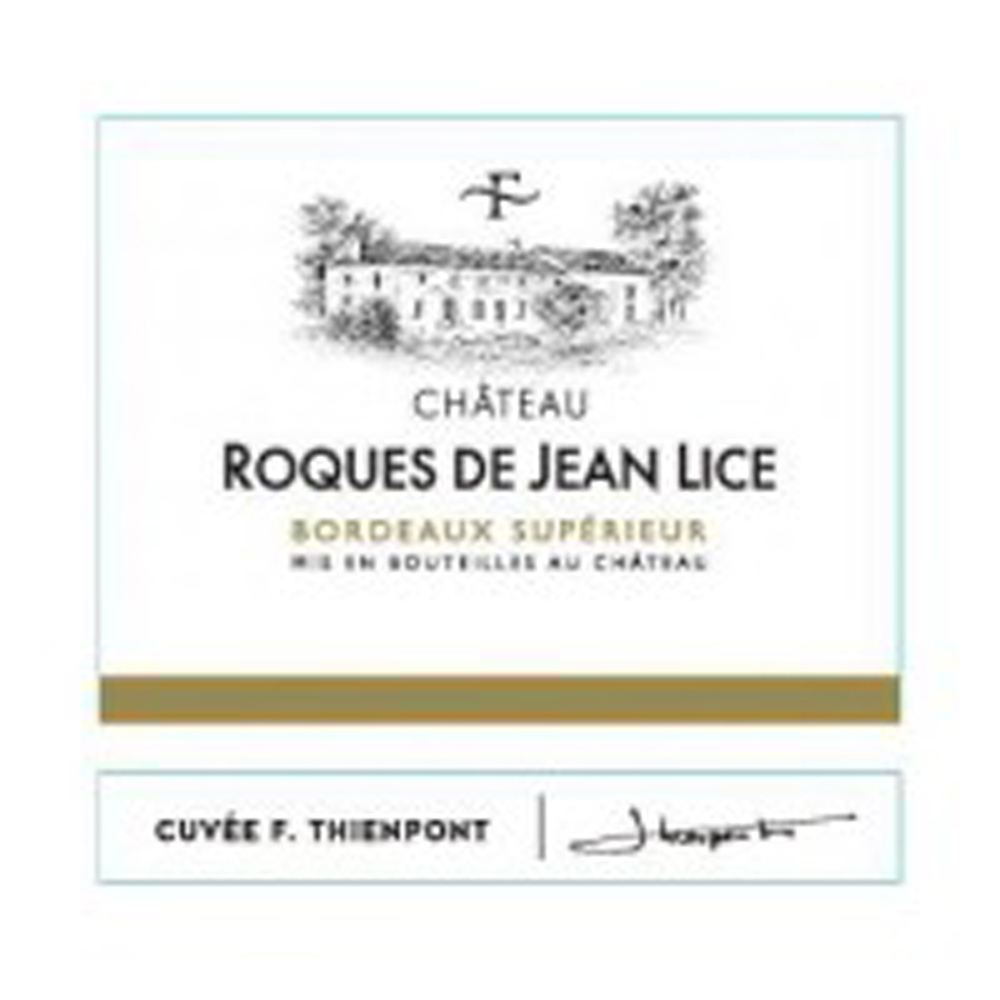 Francois Thienpont Château Roques de Jean Lice Bordeaux Superieur 2016