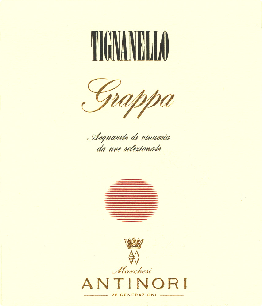 Antinori Grappa "Tignanello"