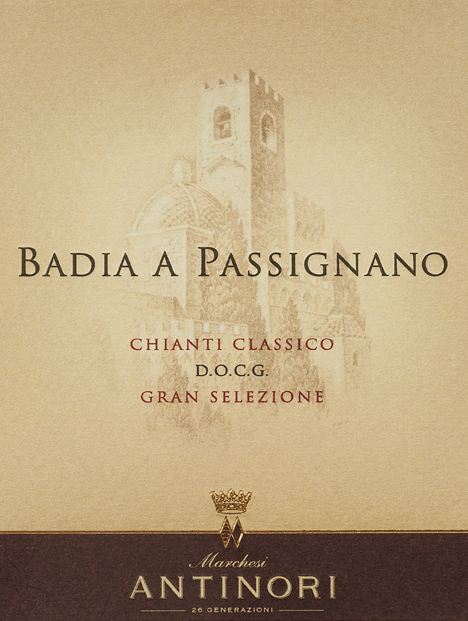 Antinori Badia a Passignano Chianti Classico Riserva DOCG 2019