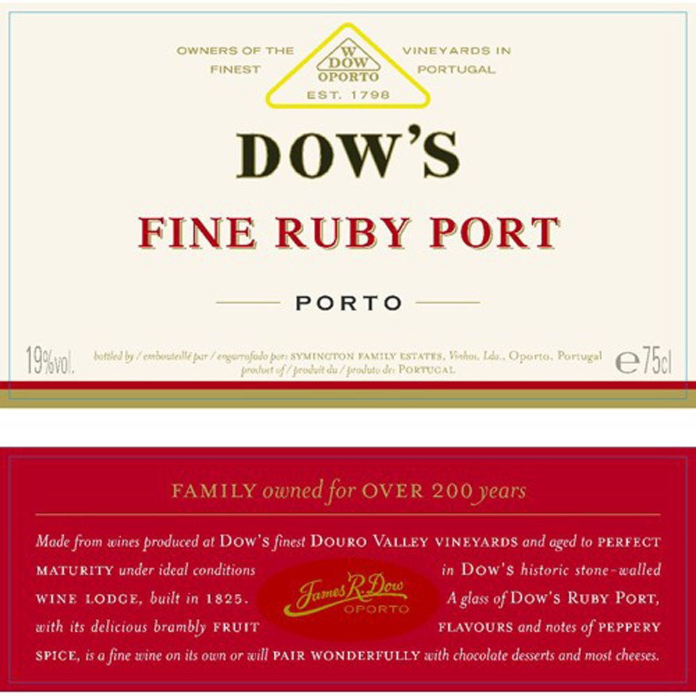 Dow's Fine Ruby Port