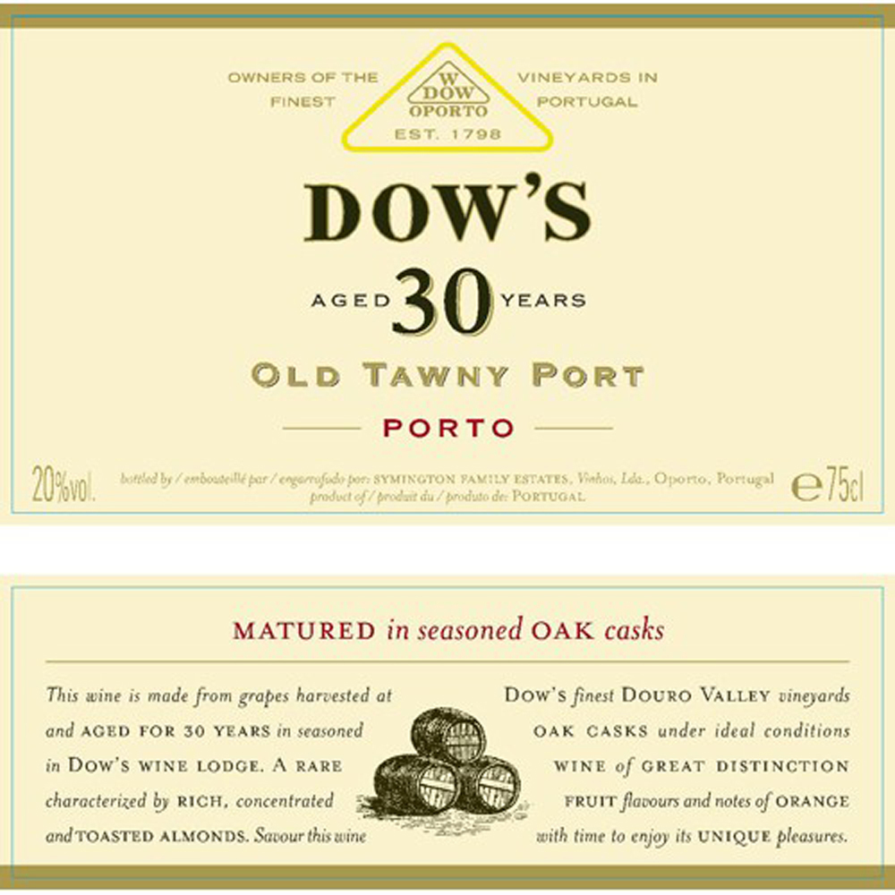 Dow's 30 Year Old Tawny Port