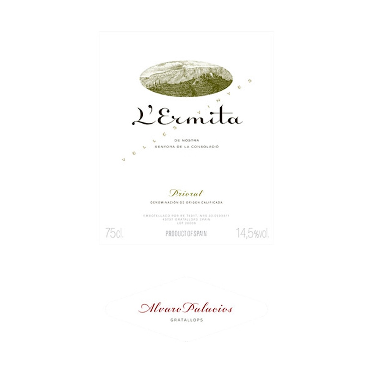 Alvaro Palacios L'Ermita 2016 - 100% Grenache