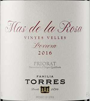 Torres Mas de la Rosa Vinyes Velles 2016 - D.O.Q. Priorat