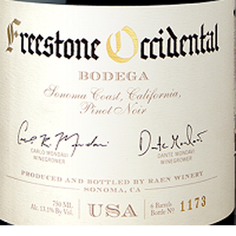 Raen Freestone Occidental, Pinot Noir 2014